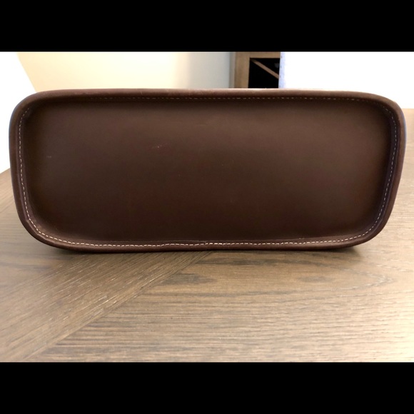 Coach Leather Trimmed Canvas Satchel - Picture 4 of 5